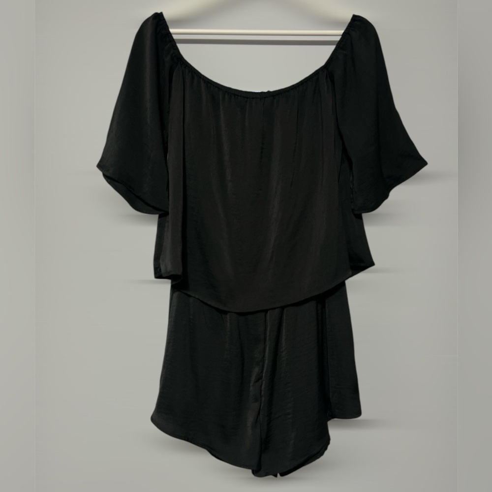 BRUNETTE THE LABEL Off The Shoulder Romper / Playsuit